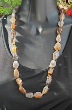 1960s hand carved banded agate