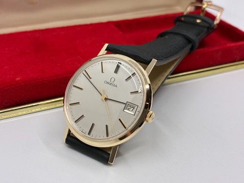 Vintage solid gold omega - 9k,