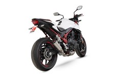 Honda CB750 Hornet 23-25 Scorpion Exhaust Red Power Brushed SS Slip-on PHA200SEO