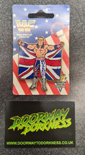 WWF Superstar Pin Brooch Badge British Bulldog 1991