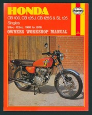 Honda CB125S CB125J (70-76) Haynes Shop Manual Repair Book SL CB 100 125 S FW15