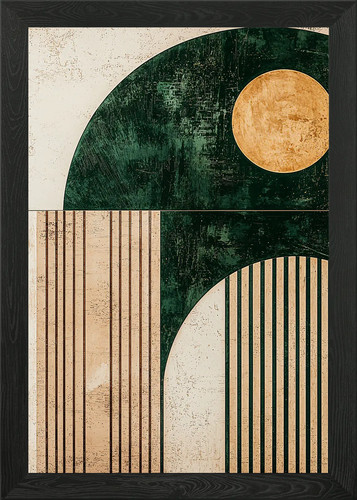 Abstract geometric wall art - abstract,