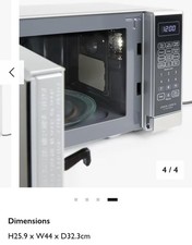 John Lewis 20L Microwave 800W