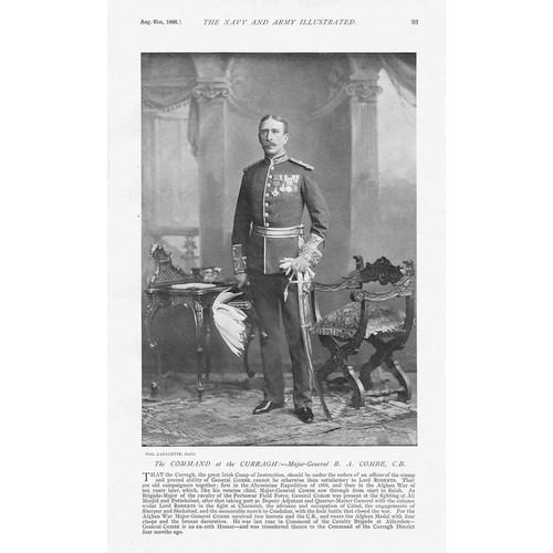 Major general combe - b.a,