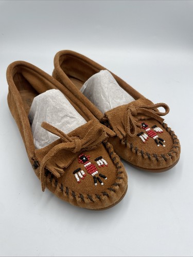Minnetonka moccasins brown - minnetonka,