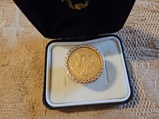 Full Gold Sovereign Ring With