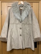 LADIES SIZE 14 FAUX SHEEPSKIN