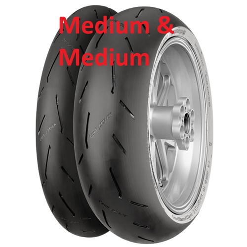 Race tyres 120 70zr17 - med, &