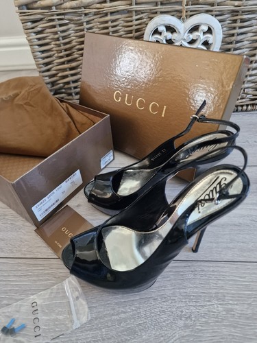 Gucci black patent - gucci,
