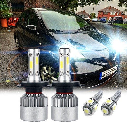 Led headlight white - white, 55w