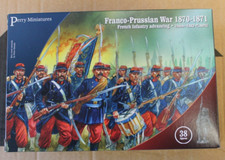PERRY MINIATURES - FRANCO-PRUSSIAN WAR 1870 - 1871 - FRENCH INFANTRY ADVANCING