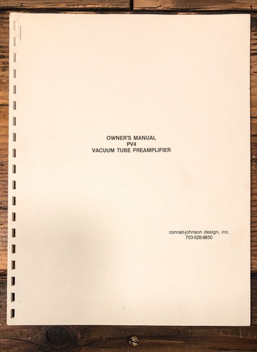 Conrad johnson pv4 tube - pv4,