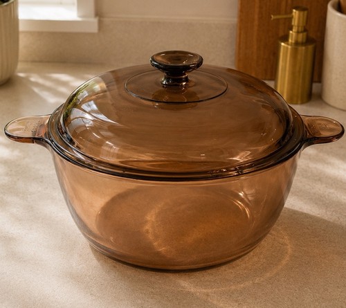 Corning ware visions amber - corning,