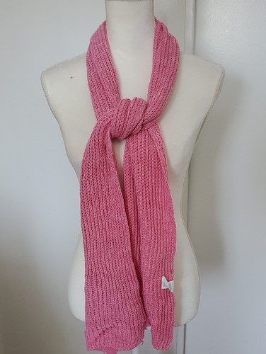 Pink knit scarf brand - pink,