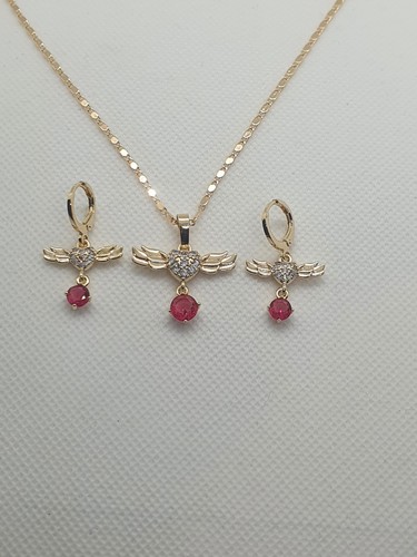 Heart wing 18k - gold, plated