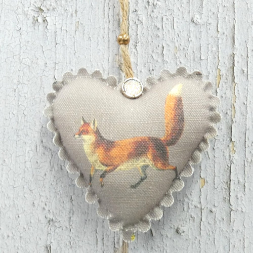 Fox handmade fabric door - fox,
