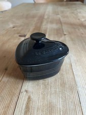 Le Creuset Black Heart Shape