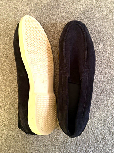 Zara men black suede - black,