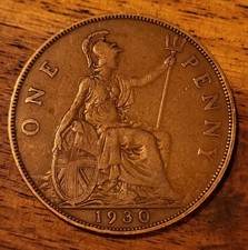 1930 One Penny Coin George V