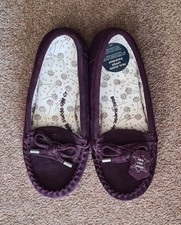 New M&S Womens Suede Stitch