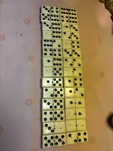 Antique domino set - antique,