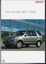 Honda CR-V 2004-05 UK Market Sales Brochure 2.0i VTEC SE Sport Executive