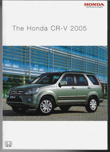 Honda 2004 uk market - 2004-05,