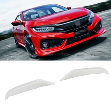 For 2017-2019 Honda Civic FK7 Hatchback Mugen Style FRP Front Side Lip Splitter