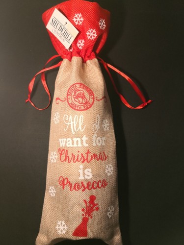 Prosecco christmas bottle gift - prosecco,
