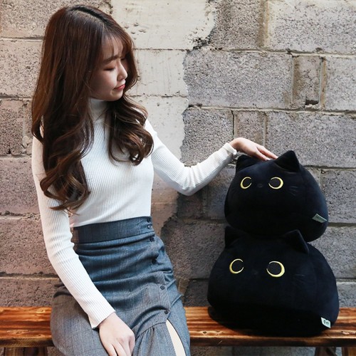 Cartoon cat shape pillow - cartoon,