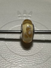 Genuine Pandora Retired Yellow Flowers For You Murano Glass Bead #790645 925 ALE