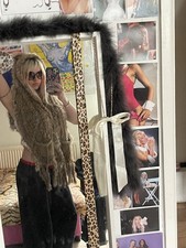 genuine rabbit fur cardigan