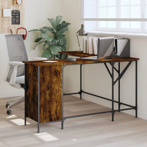 Industrial wooden home office - industrial,