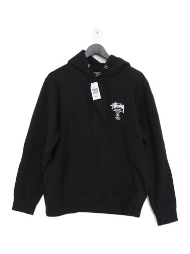 Stussy men hoodie black - men's,
