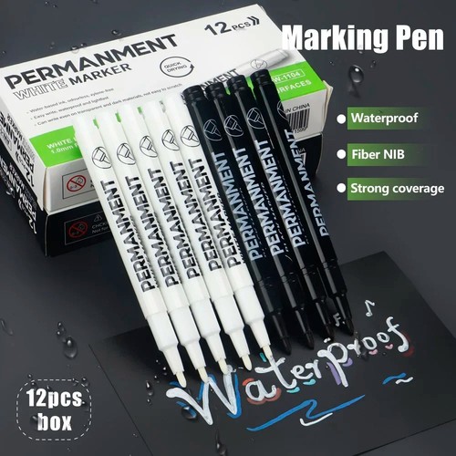 12x white acrylic paint - white,