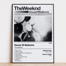 The Weeknd House of Balloons Album Poster