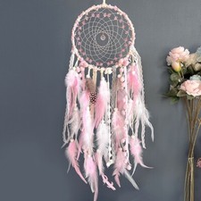 Large Pink Beads Dream Catcher