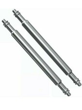 2x THICK 1.8mm Heavy Duty Stainless Watch Strap Spring Bar Pins Sizes 10 - 26mm