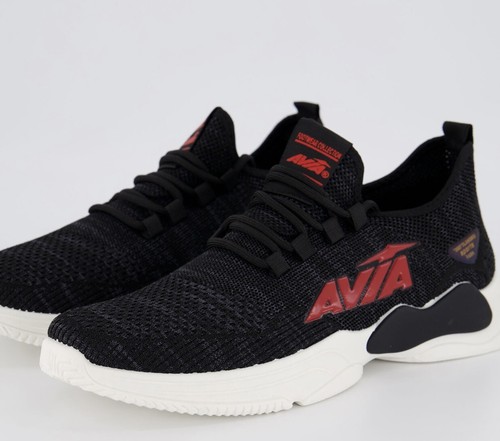 Avia black flyknit trainers - avia,