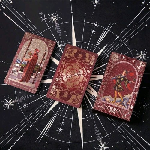 Crimson gold foil - crimson,