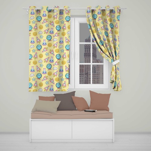 Blackout eyelet curtains cute - blackout,