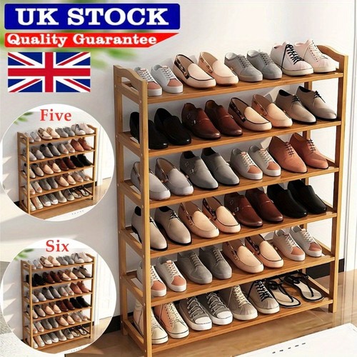 Tier bamboo shoe rack - tier,