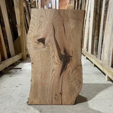 Holm Oak Wood Slab Plank Waney