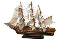 Very Large Wooden Sailing Ship