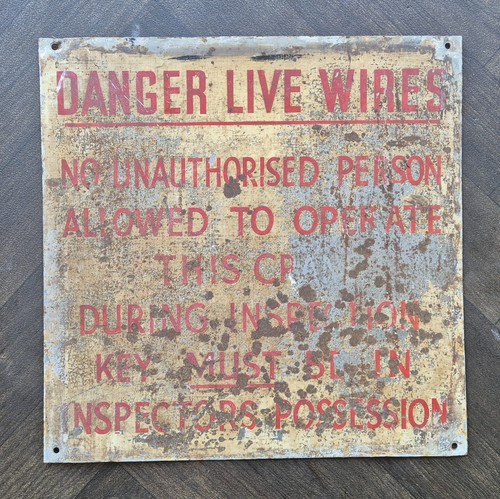 Vintage industrial danger live - industrial,
