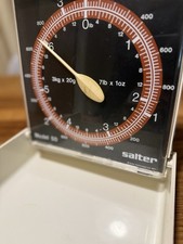 Vintage Salter Wall Scales Model 50 Retro 70s Kitchen Wall Scales