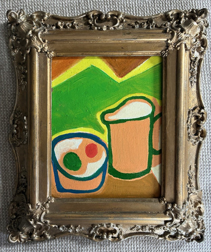 Oil painting ornate - an,