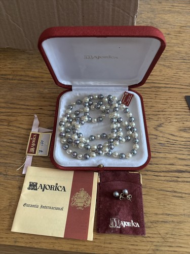 Majorica pearl necklace 7mm - necklace,
