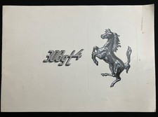 Beautiful Pristine Oversized Ferrari Dino 308 GT4 Colour Brochure 20 Pages.