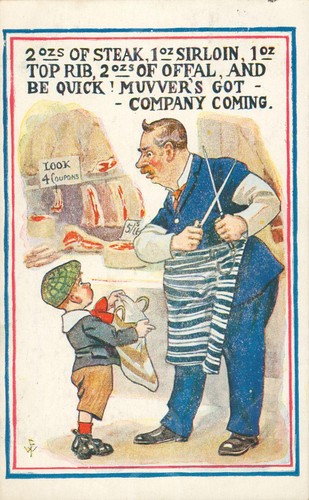 Vintage postcard illustration - vintage,